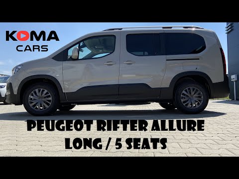 Peugeot Rifter Long Allure 5 seats, (2020) / walk-through, interior, exterior, dimensions