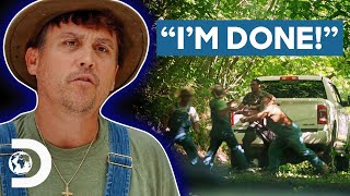 Mike Gets Into A Fist Fight With A Rival Moonshine Boss Moonshiners