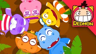 Happy hippo song | Animal Songs | Nursery rhymes | REDMON