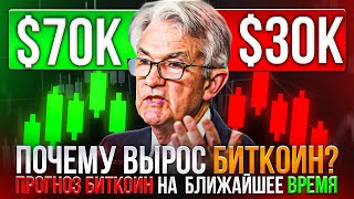 ⚪️ ПОЧЕМУ ВЫРОС БИТКОИН и ЧТО ОЖИДАТЬ ДАЛЬШЕ? | Биткоин Прогноз | Биткоин Новости