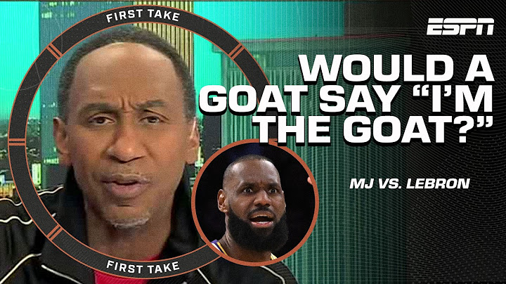 Stephen A. WON'T TAKE THE BLAME 👀 'LeBron's negativity on the GOAT debate is on him!' | First Take