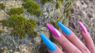 Outside with Mini Mic - Crisp Tapping & Scratching ASMR
