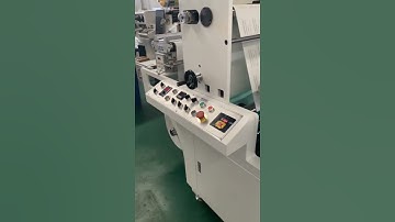 One color flexo printing and die cutting and slitting inline machine