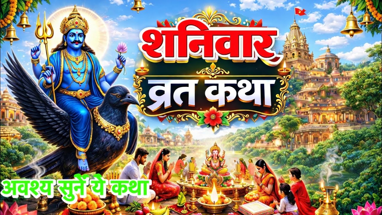 शनिवार व्रत कथा | Shaniwar Vrat Katha | अगर जीवन में परेशानी है तो अवश्य सुनें ये कथा