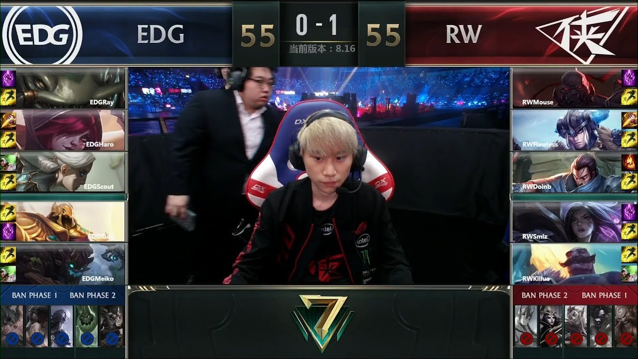 RW vs EDG Game 2 | LPL 2018 Regional Finals | Rogue Warriors vs EDward Gaming G2