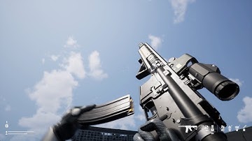 M4 Reload Animation using Unreal Engine 5 + Blender