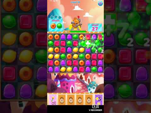 Candy Blast Mania - Tutorial Level 18 - Putting Obstacle by Gummy Bear!
