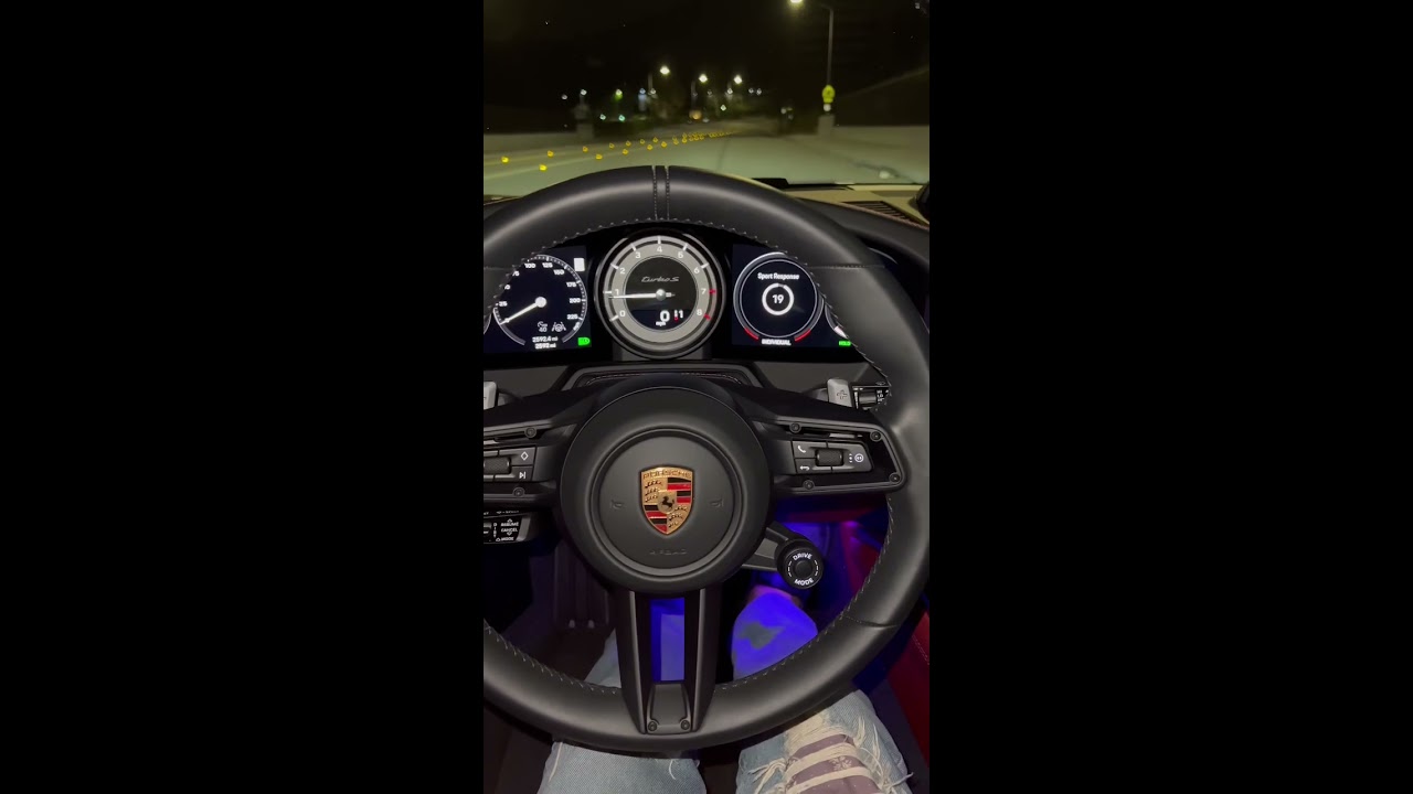 Porsche 992 Turbo S LAUNCH CONTROL 