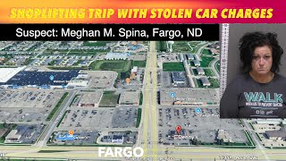 Shoplifting Trip With Stolen Car Charges In Fargo