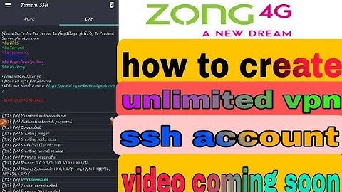 how  to create unlimited vpn ssh account fast speed file video coming soon