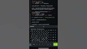 Python Bytes - Machine Learning Birch Part 2 Subcluster Predictions Code in Description
