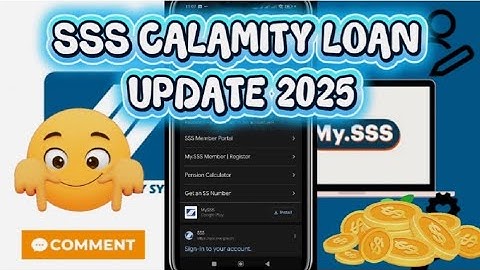 SSS CALAMITY LOAN UPDATE 2025 | APPROVED ANG LOAN NATIN 💲💰