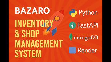 Bazaro is Here!  Shop & Inventory Management Made Simple | Python + FastAPI + MongoDB