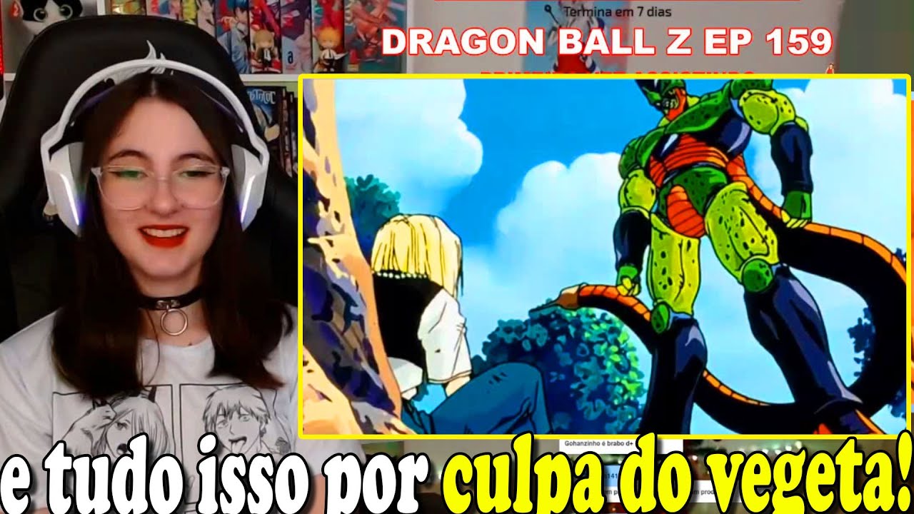 Cátia reagindo a GOKU E GOHAN SAEM DA SALA DO TEMPO (Dragon Ball Z EP 168)  