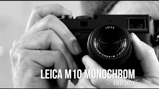 Leica M10 Monochrom First Look: Medium Format Detail & Tonality in a 35mm Body