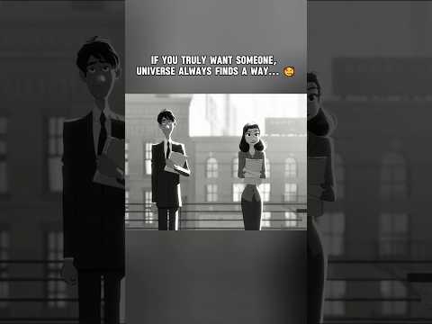 Universe always finds a way..♥️ #animation #animatedfilms #shorts
