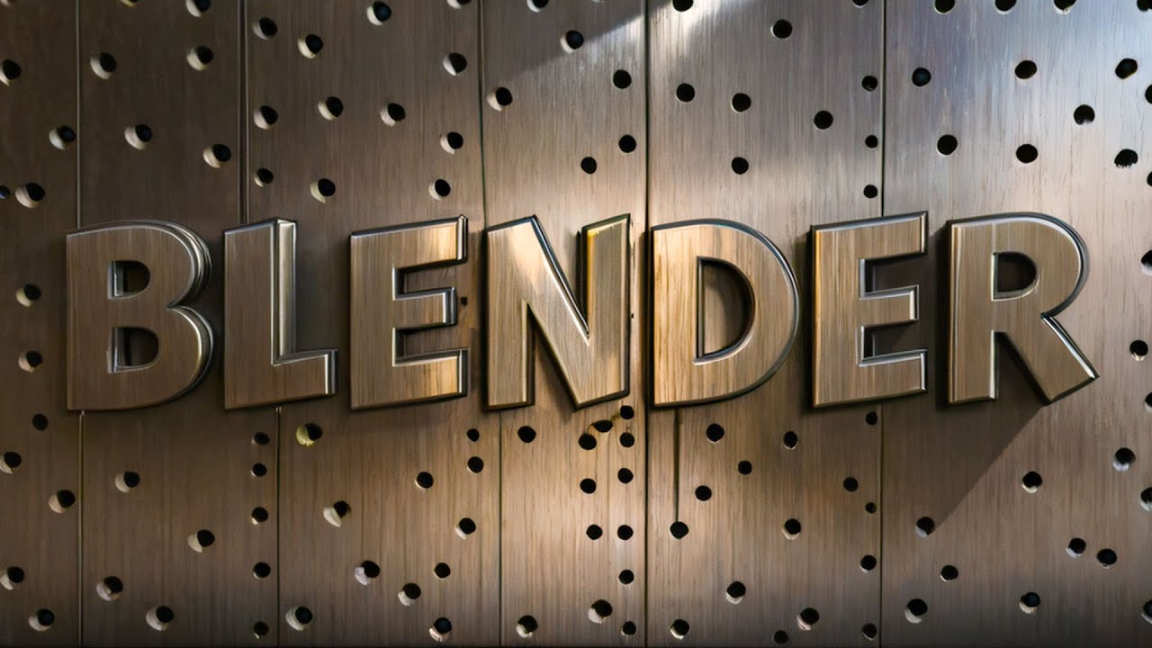 Blender with Stable Diffusion XL Tutorial - 3D text - YouTube