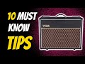 Top 10 Tone Tips for your Vox AC15c1