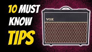 Top 10 Tone Tips for your ✅Vox AC15c1✅