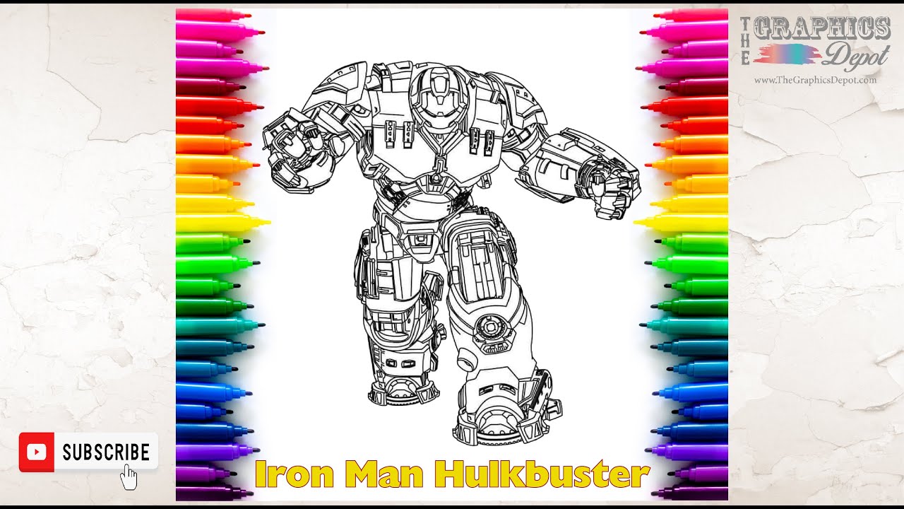 Coloring Hulkbuster Hulkbuster - Maxresdefault
