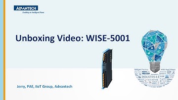 Advantech iSensing Unboxing Video: WISE-5001