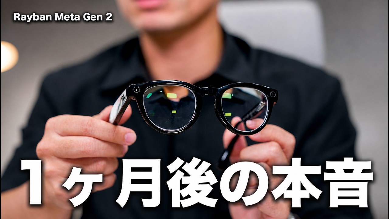 ぶっちゃけどう？話題のスマートグラス「Rayban Meta Gen 2」購入1ヶ月