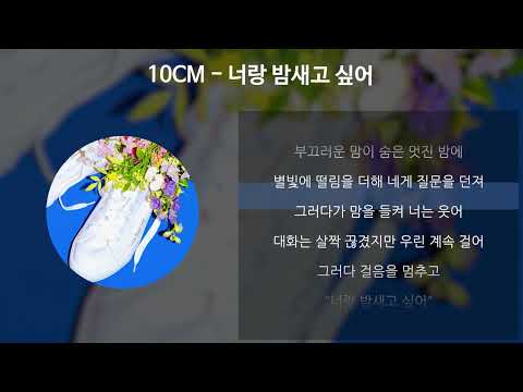 10CM - 너랑 밤새고 싶어 [가사/Lyrics]