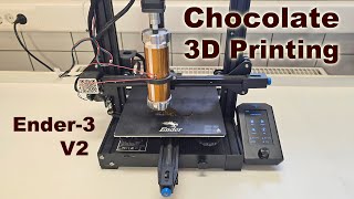 Chocolate 3D Printing On An Ender-3 V2 Diy Experiment