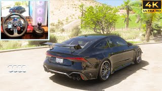 860HP Audi RS7-R Sportback | Forza horizon 5 | Logitech G29 Steering Wheel Gameplay