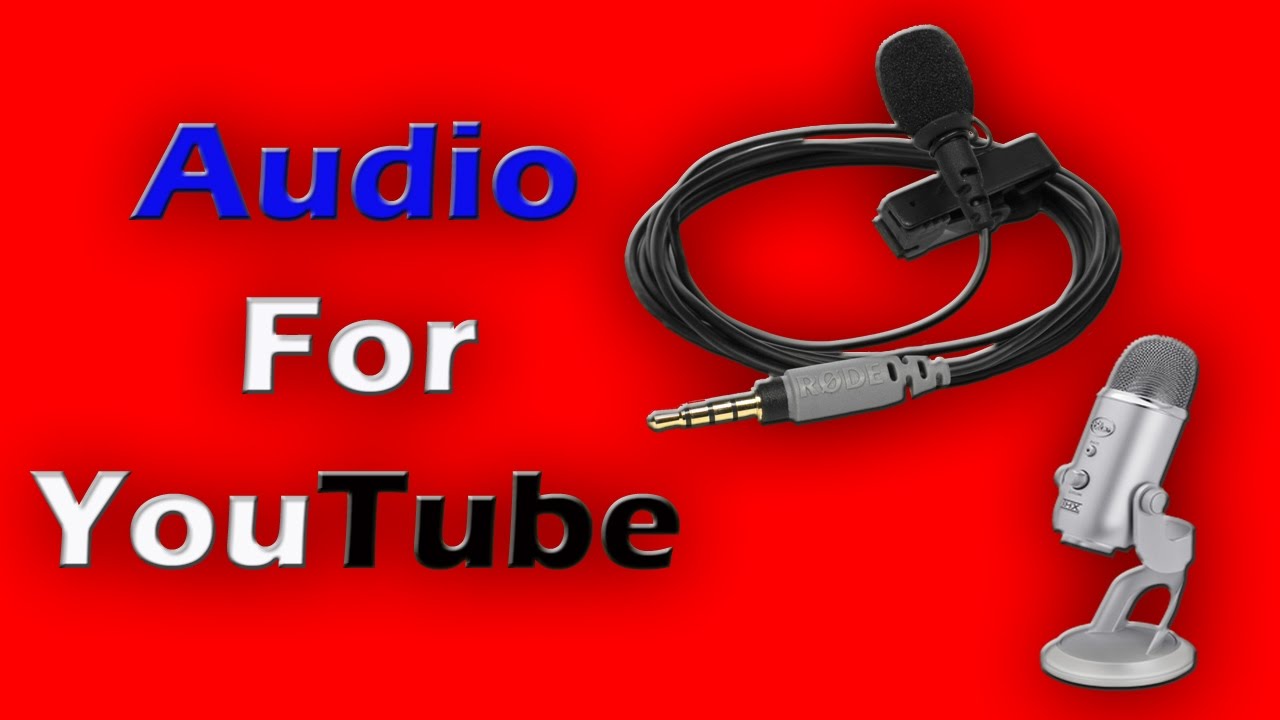 Audio equipment i use for YouTube channel Blue Yeti and Rode Lavalier