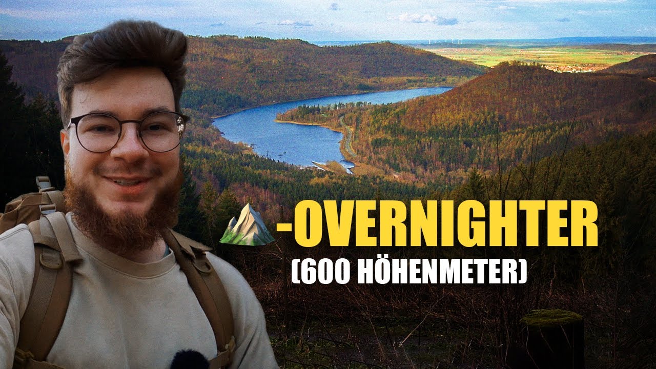 48H Biwak am See mit neuer Ausrüstung - Hängematte Tarp Messer Stockbrot - Overnighter Übernachtung