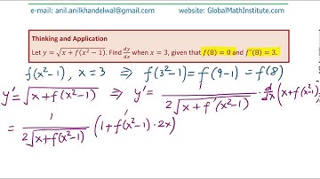 Chain Rule Application for Derivative Exam Review GCSE Level A AP Calculus IBSL Math
