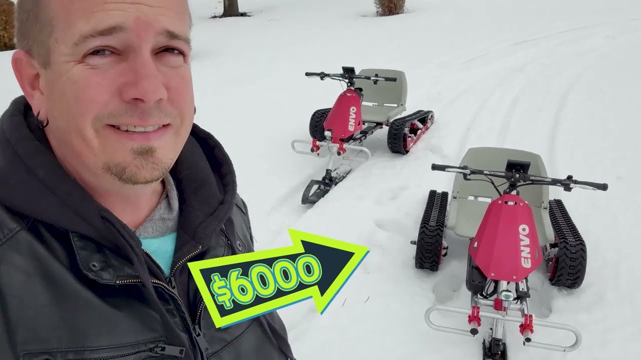 Testing Electric Snowmobiles and Snowbikes vs Real Snowmachines!!
