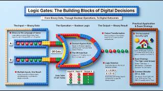 The Gates Receive Binary Data Apply a Boolean Operation and Then #Result