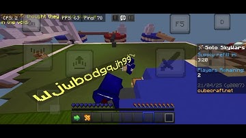 [Report] Teaming in Solo SkyWars - Ping Pong Map | CubeCraft Bedrock