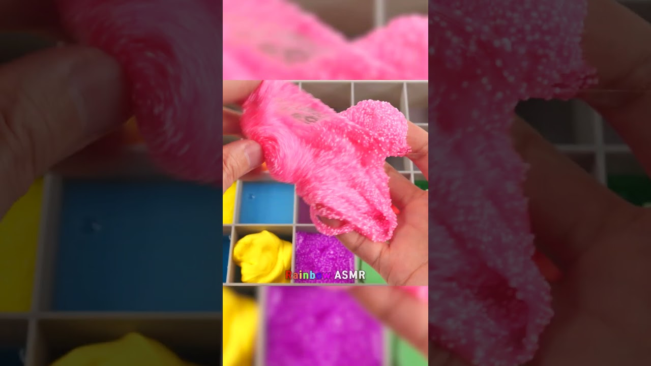 Satisfying Slime Mixed ASMR l Oddly Make Rainbow Slime Flower in 20 Painting DIY Cutting ASMR Videos