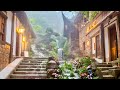 Walking in the Rain in Jiangnan Ancient Town - Relaxing Video, Rain Sound