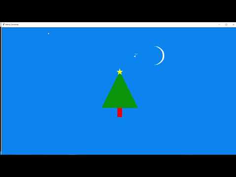 christmas wishes python turtle