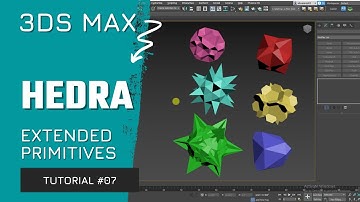 #7 | HEDRA | Extended Primitives | 3ds Max Basic Course | Hindi/Urdu