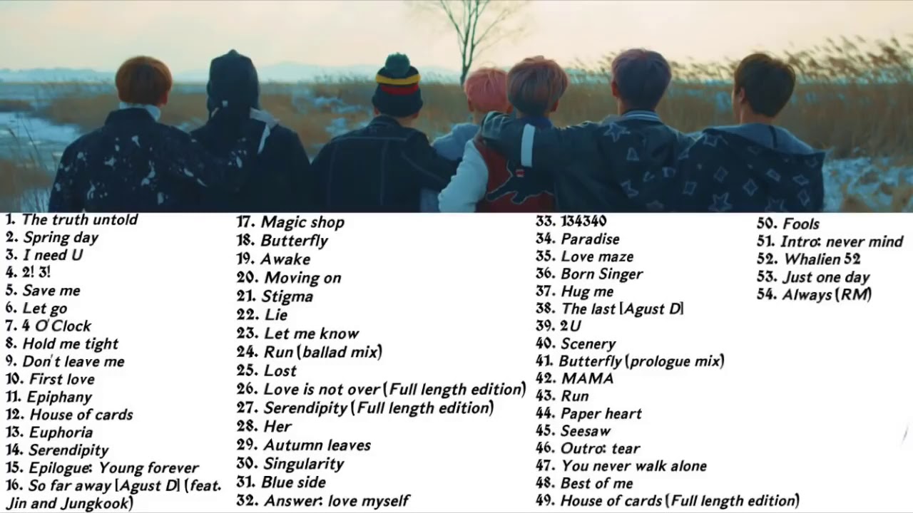 BTS playlist → sad songs || BTS Love Songs