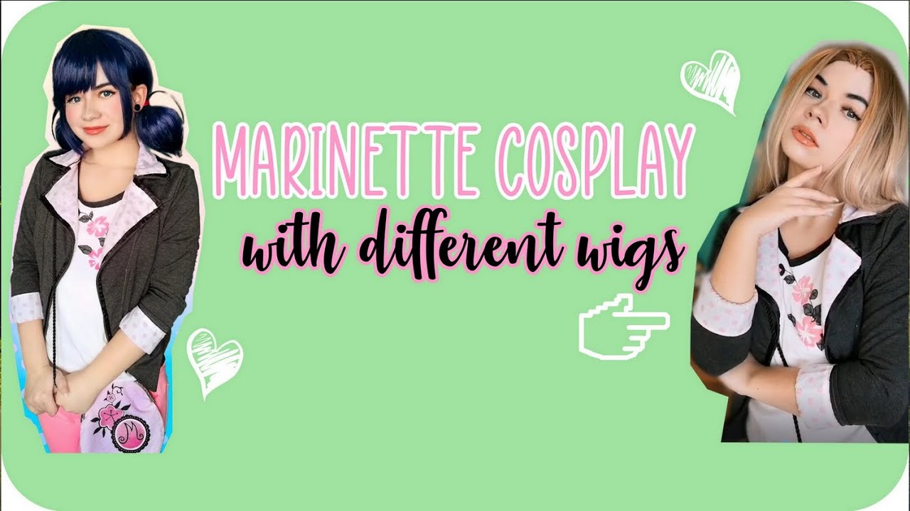 Rating my Marinette cosplay with different wigs! ✨ | Miraculous Ladybug