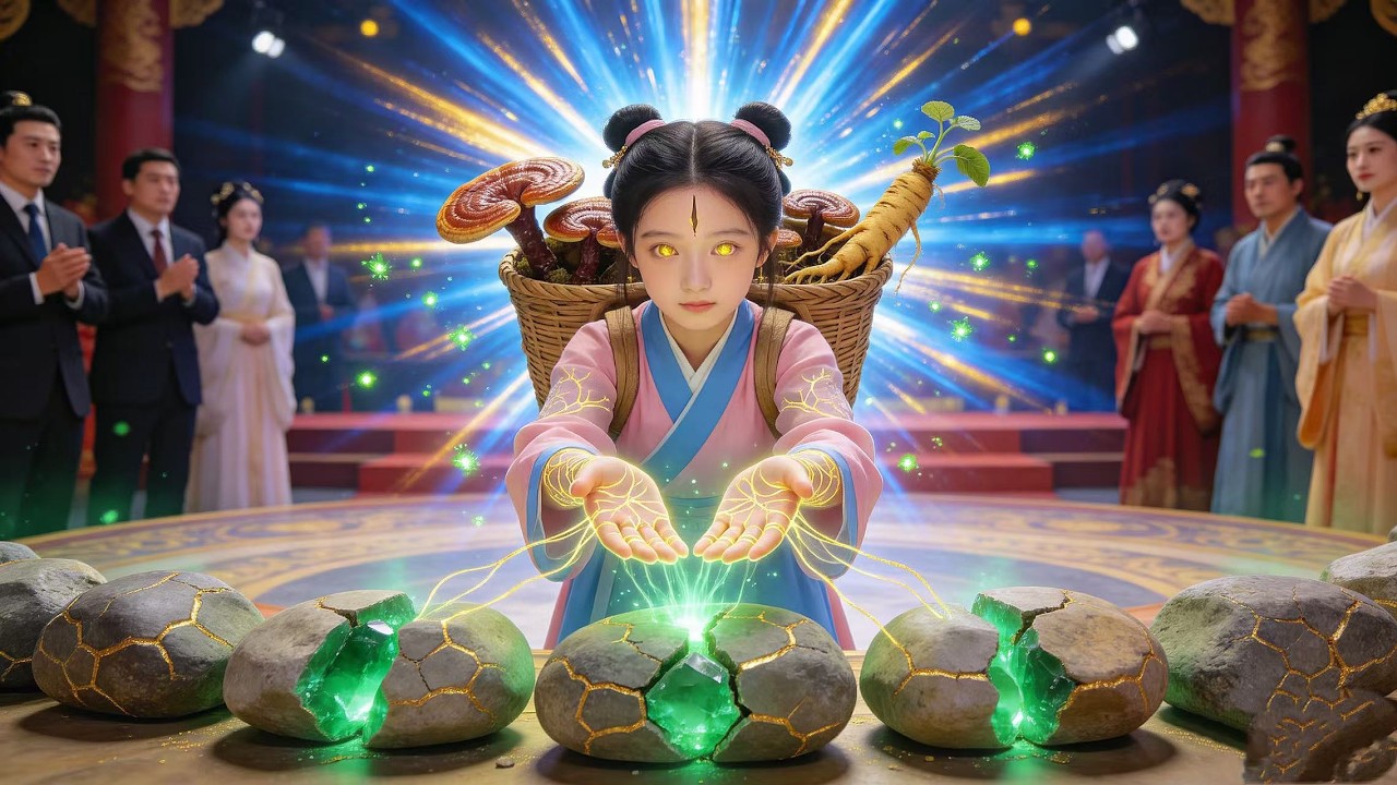 【全集】農村女孩參加鑑寶大會，撿了塊人人嫌棄的破石頭遭全場嘲笑。怎料她竟有無敵金手指，直接開出天價帝王綠翡翠！震驚全場！#中國電視劇#打臉#爽文#逆袭 #都市