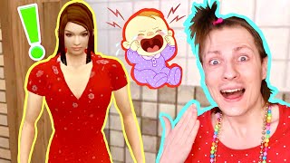 CETTE MAMAN BIZARRE FAIT N’IMPORTE QUOI AVEC SA FAMILLE  REAL MOTHER SIMULATOR - Nadège Candle