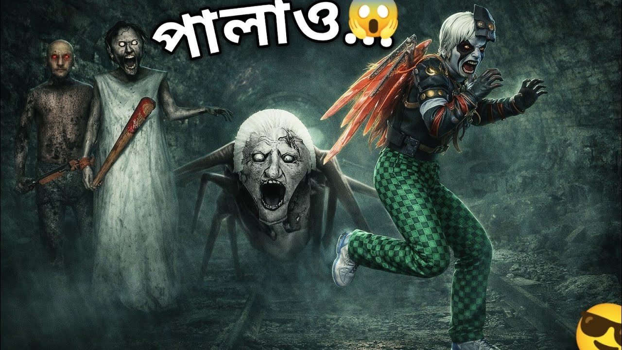 Granny এরবাসা থেকে spider এর কাছ থেকে পালিয়ে গেলাম।😎 uooo...।🕸️ Fresh gamerz 