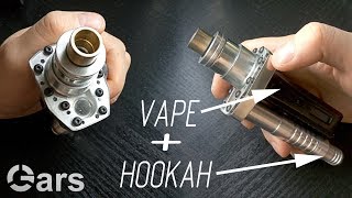 Трубка для кальяна со встроенным вейпом. Миксуем кальян и вейп. Vape ensuite in hookah tube