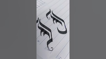 |Advanced Calligraphy| Part 5 #Calligraphy #calligraphylettering #calligraphyforbeginners #writing