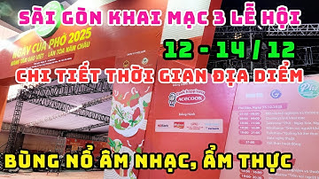 BÙNG NỔ! SÀI GÒN ĐỒNG LOẠT KHAI MẠC 3 SIÊU LỄ HỘI HOÀNH TRÁNG: NGÀY CỦA PHỞ 2025, ĐẠI NHẠC HỘI HONDA