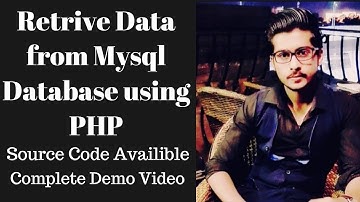 How to fetch\show data from MySql database into HTML table using PHP |2020| Display data on website