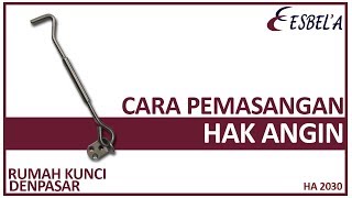 Cara Pemasangan Kait Angin