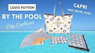 Louis Vuitton By The Pool 2023 Neverfull GM in Hawaii Navy Set **BRAND  NEW**